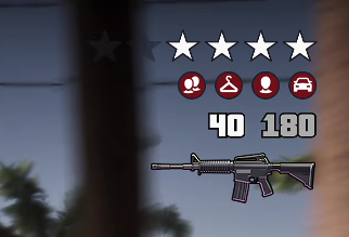 GTA 6 Wanted Level Icons and Recognition Badges