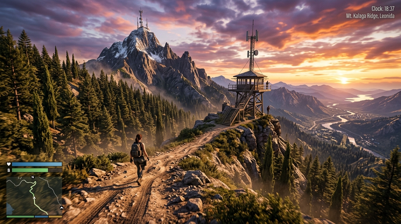 Mount Kalaga Peak and Observation Tower