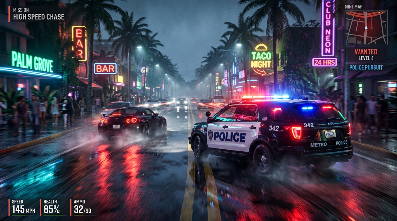 GTA 6 Wanted Level System